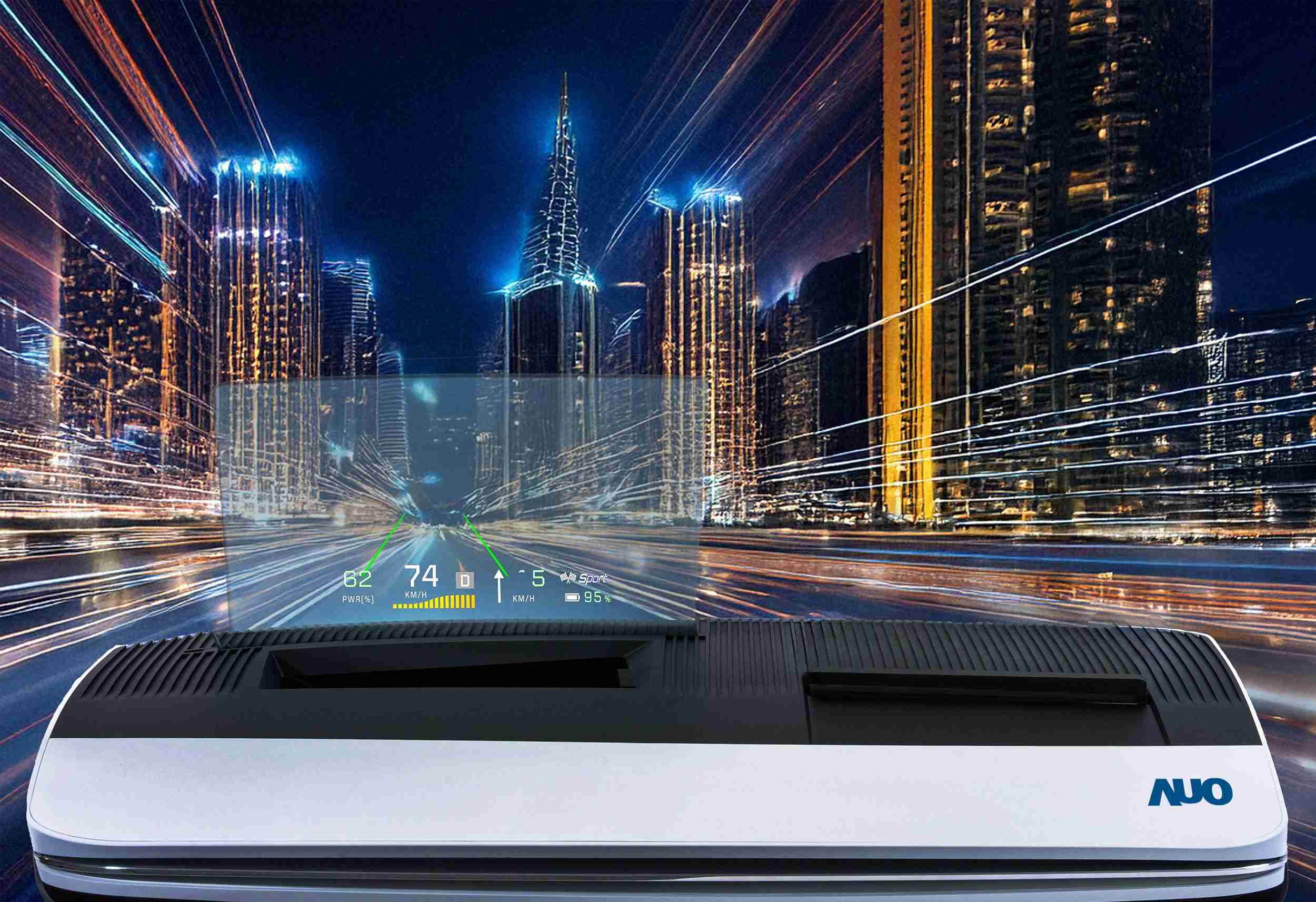 赏金国际推出13吋Micro LED抬头显示器，，，提供高入眼亮度、、、、高色彩饱和度的显示质量，，，在阳光下或黑暗中都清晰可见，，并利用Micro LED模块体积小的优势，，，，解决车用空间有限的痛点