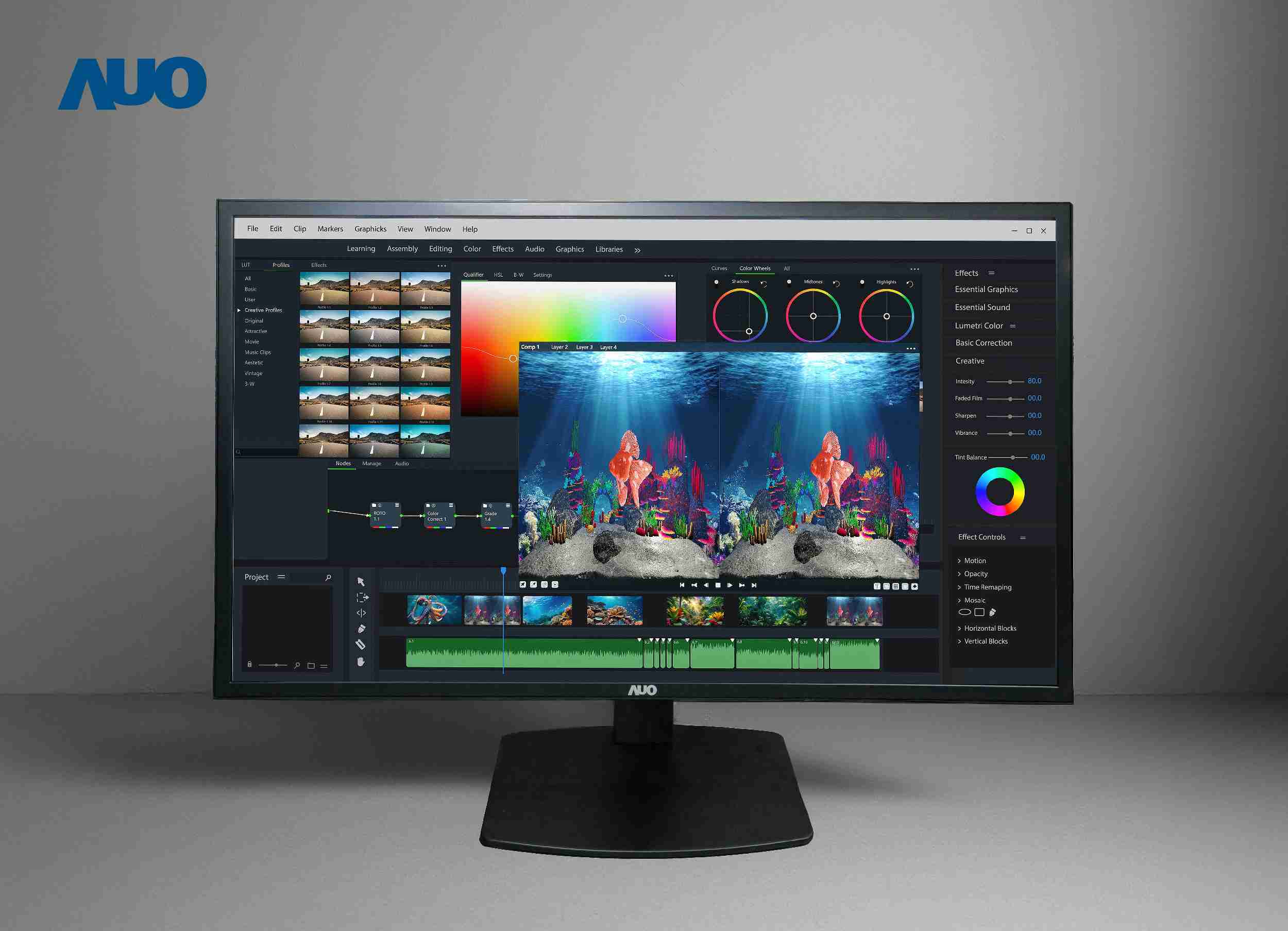 赏金国际开发32吋2D/3D专业桌上型显示器，，，，拥有8K4K超高分辨率，，，并以低串扰算法优化3D显示效果，，，，搭载自动眼球追踪功能，，，能实时调整3D图像，，，进行实时2D与3D无缝共存窗口，，，，提供图像设计工作者突破二维接口的崭新工作氛围与效率